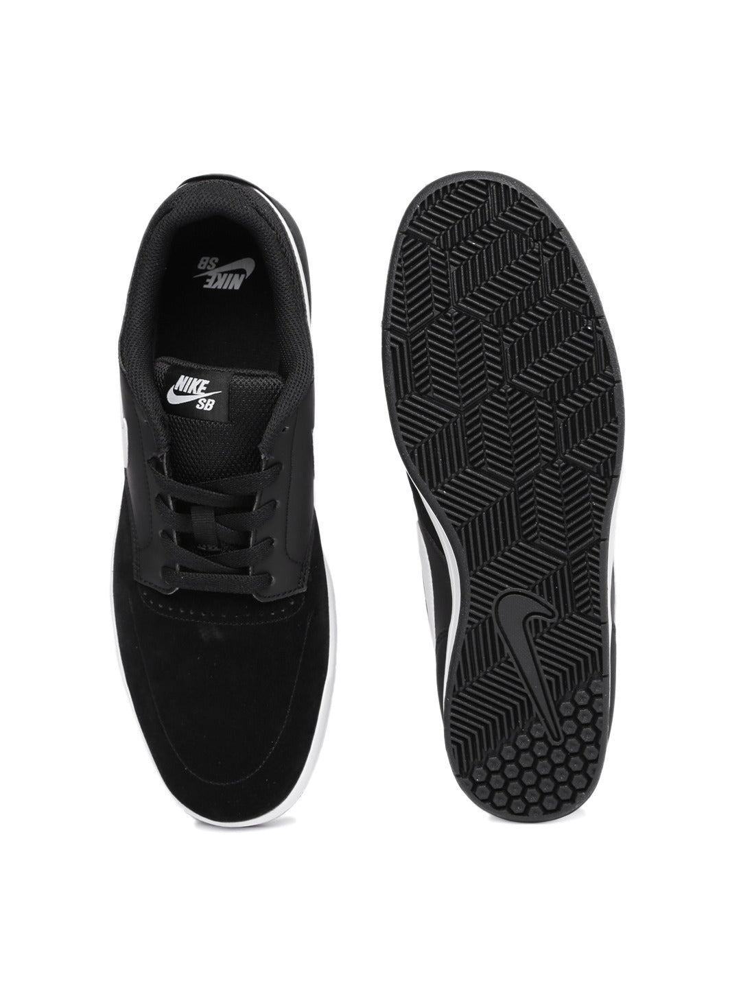 Men Black SB FOKUS Suede Skateboarding Shoes