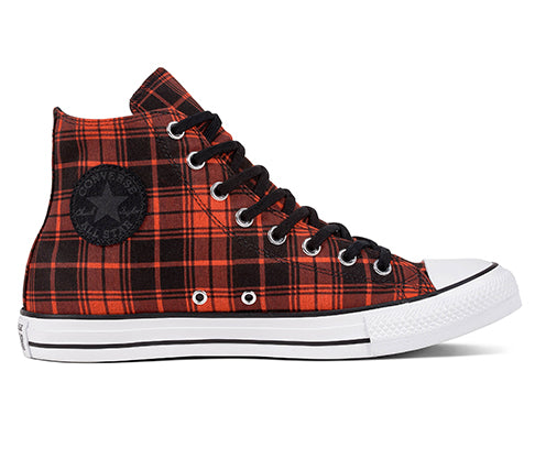 Converse CT AS Hi Sepatu Sneaker Pria - Bright Poppy Black-162397C