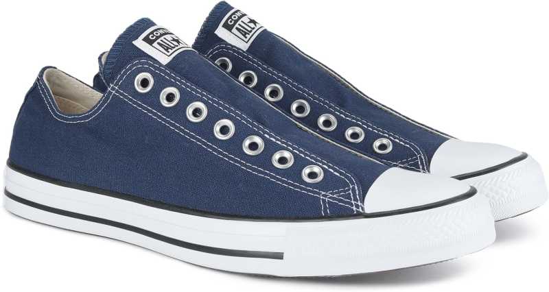 Converse  FOUNDATIONAL CANVAS CHUCK TAYLOR ALL STAR Canvas Shoes For Men  (Blue)-164644C