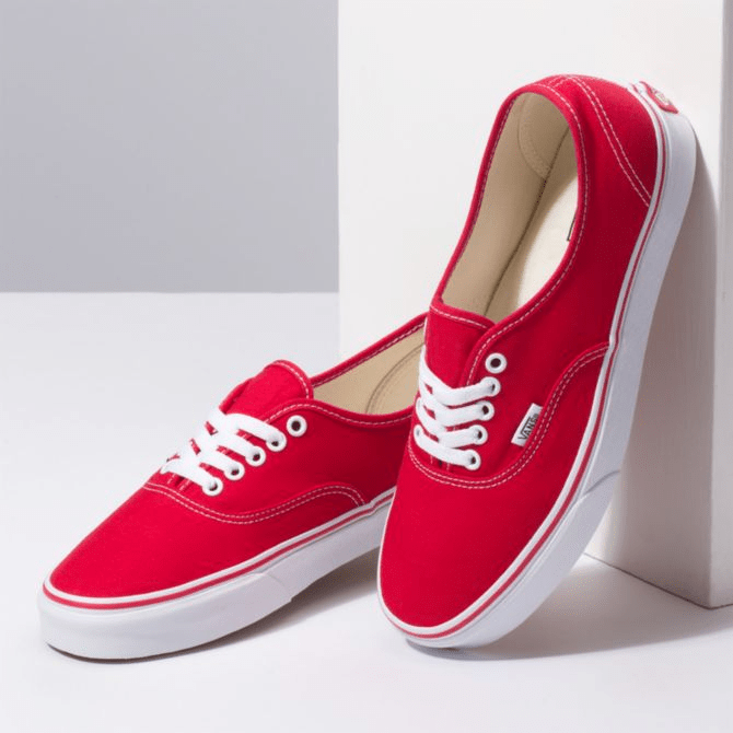Authentic in Red-VN000EE3RED - Discount Store