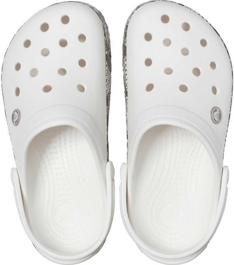 Men White Clogs Sandal-206380-13t