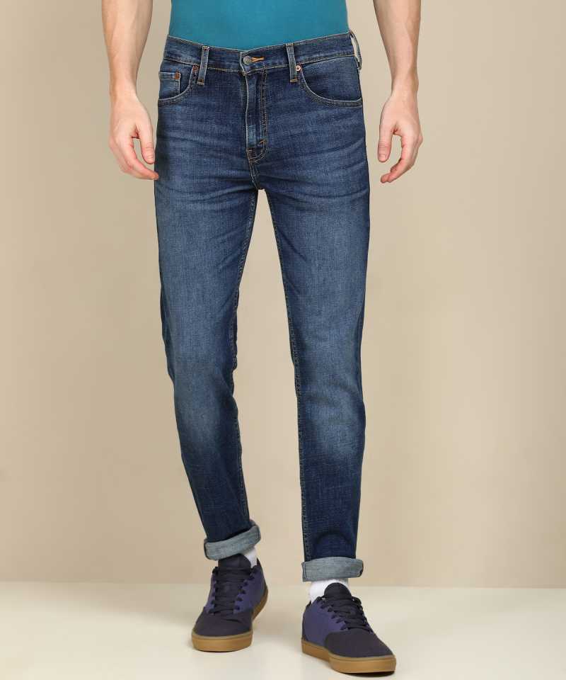 Slim Men Blue Jeans-13925-0011