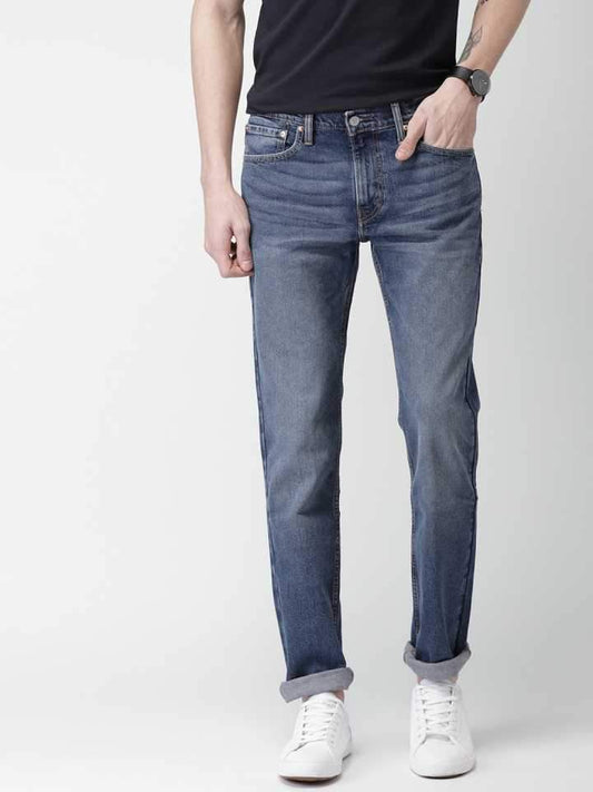 Slim Men Blue Jeans-18298-0488 - Discount Store