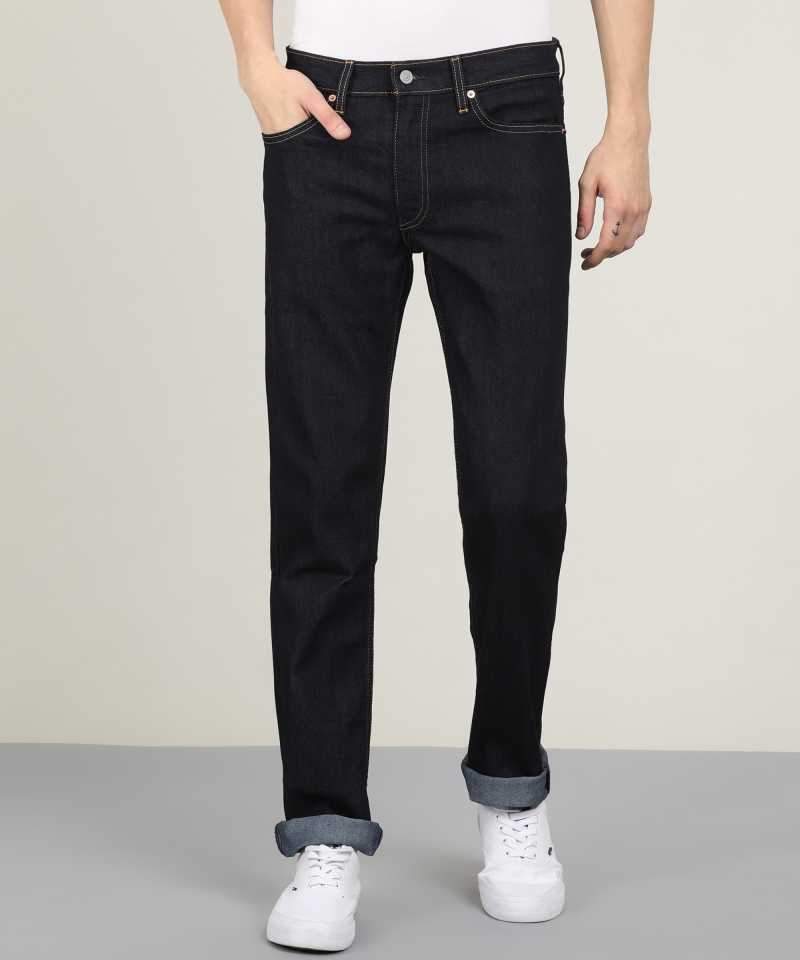 Slim Men Dark Blue Jeans-18298-0646 - Discount Store