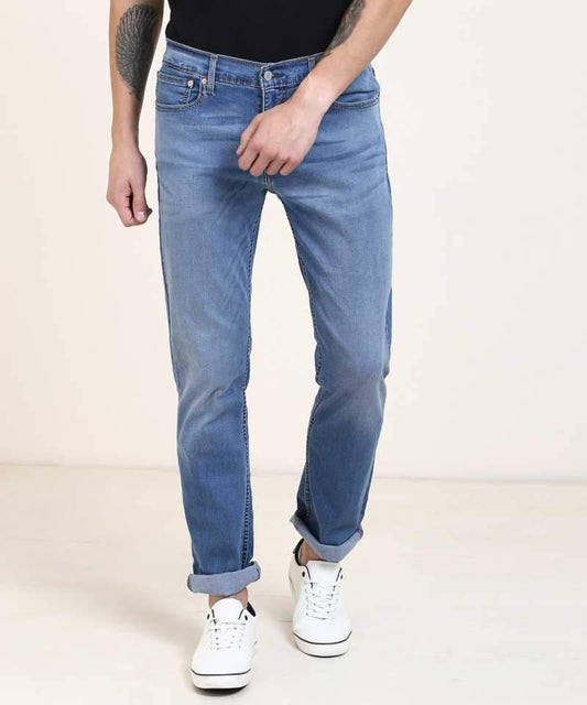 Slim Men Blue Jeans-18298-0715 - Discount Store