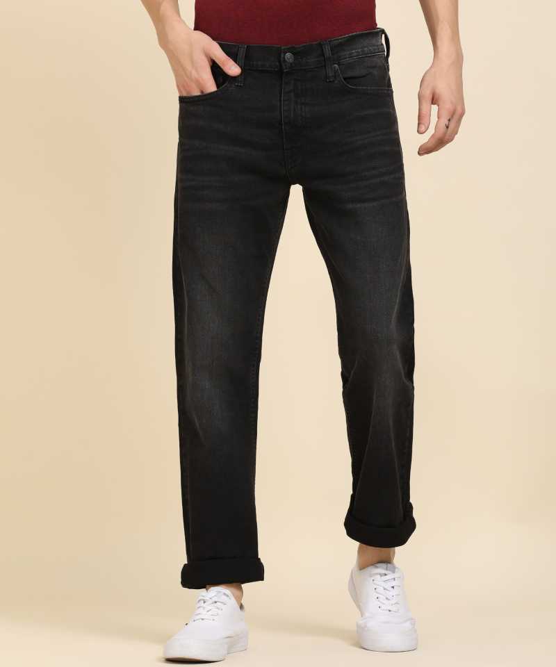 Slim Men Black Jeans-23677-0163
