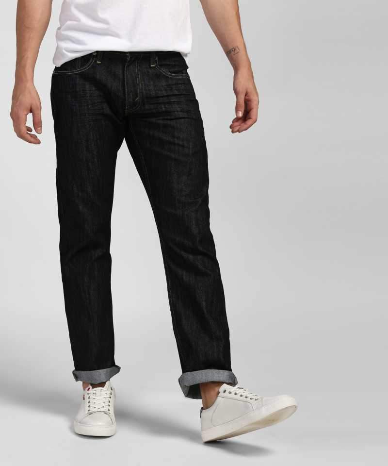 Regular Men Black Jeans-47482-0020 - Discount Store