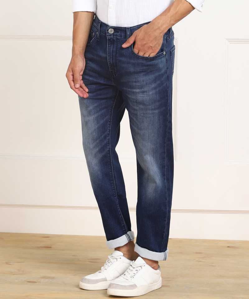 Slim Men Blue Jeans-59224-0055