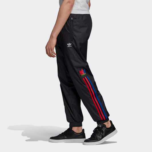 3D TREFOIL 3-STRIPES TRACK PANTS Black-GE0839