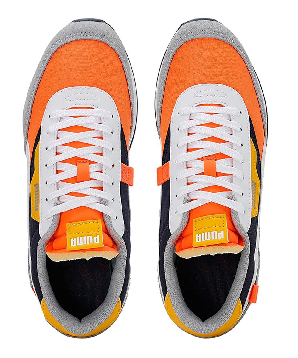 Adult Future Rider Play ON Ultra Orange-White Sneaker -37114992