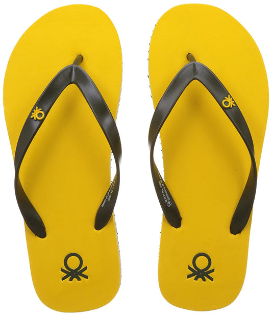 BENETON YELLOW/OLIVE SANDAL