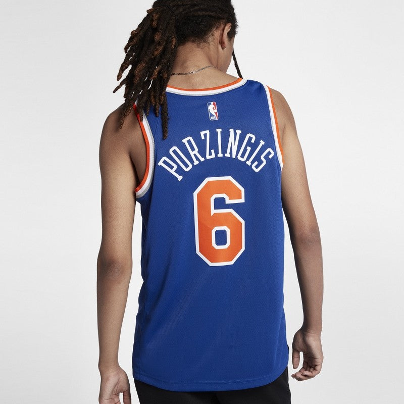 NBA New York Knicks Kristaps Porzingis Swingman Jersey