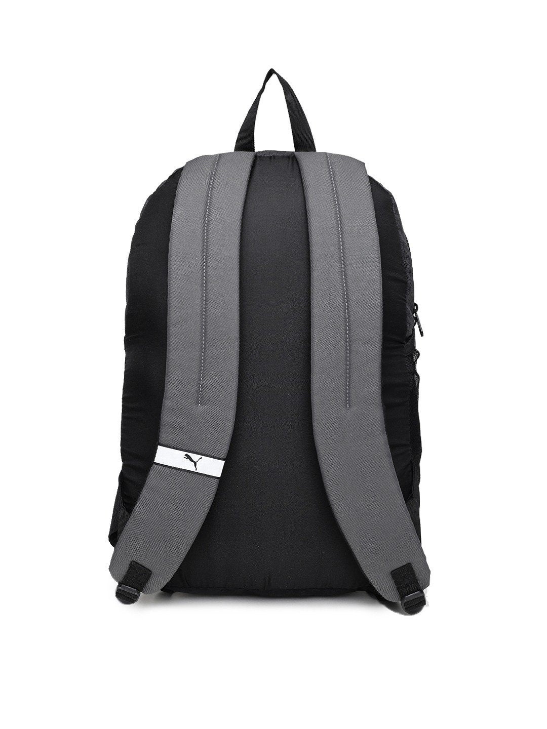 Unisex Black & Grey Colourblocked Backpack-07549501 - Discount Store