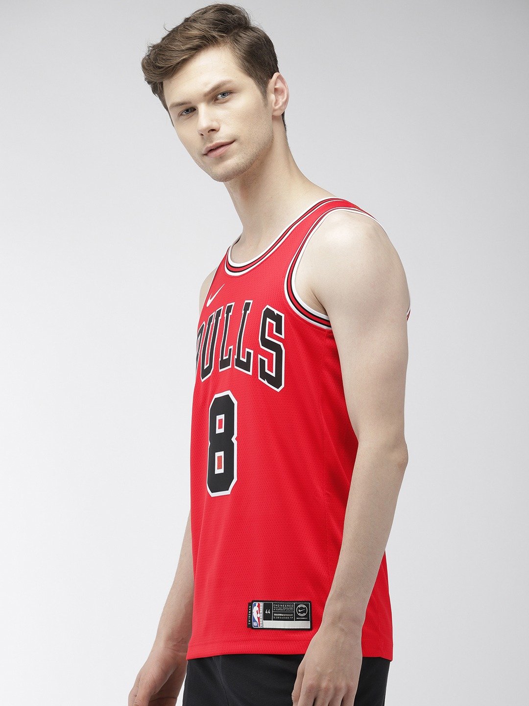 Men Red  Chicago Bulls Basketball Jersey T-shirts - Discount Store