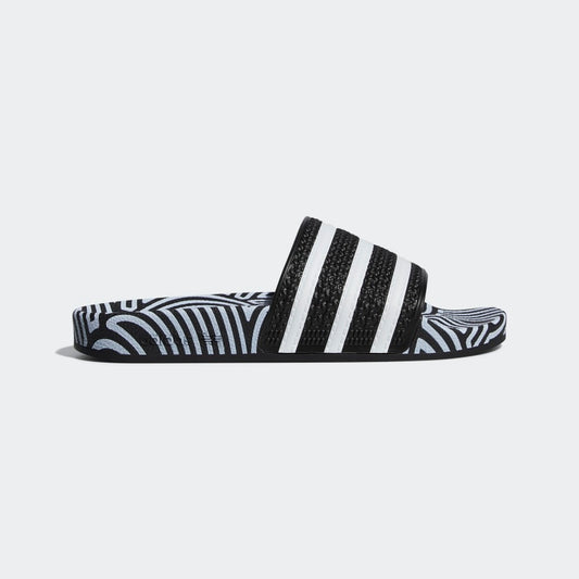 ADILETTE SLIDES Core Black / Cloud White / Blue Bird-Fy1592