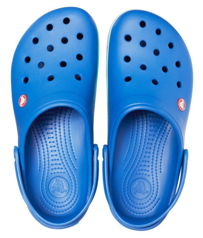 Crocs Blue Croslite Floater Sandals-11016-4io