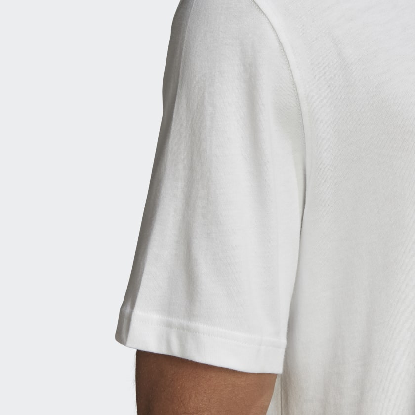 DIAGONAL LOGO TEE White-Fm3389