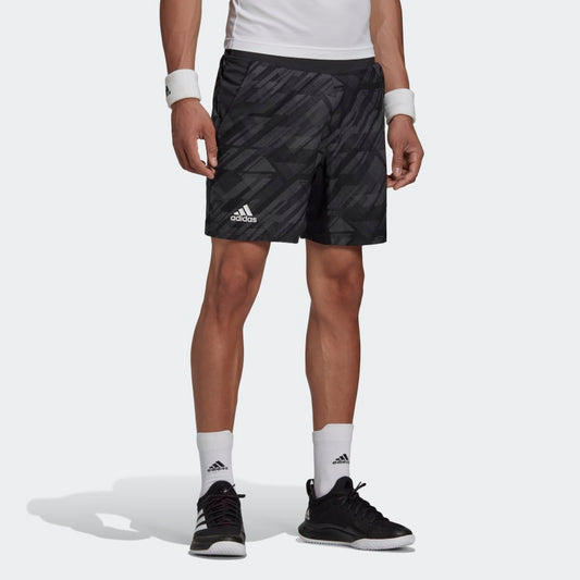 ERGO TENNIS PRINTED SHORTS AEROREADY Black-Gg3739
