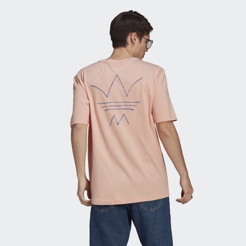 R.Y.V. ABSTRACT TREFOIL T-SHIRT Dust Pink-Gn3282