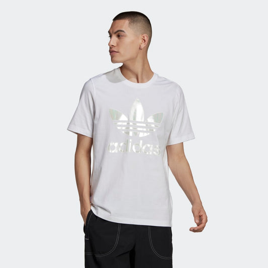 TREFOIL HOLOGRAPHIC TEE White-Gm3269