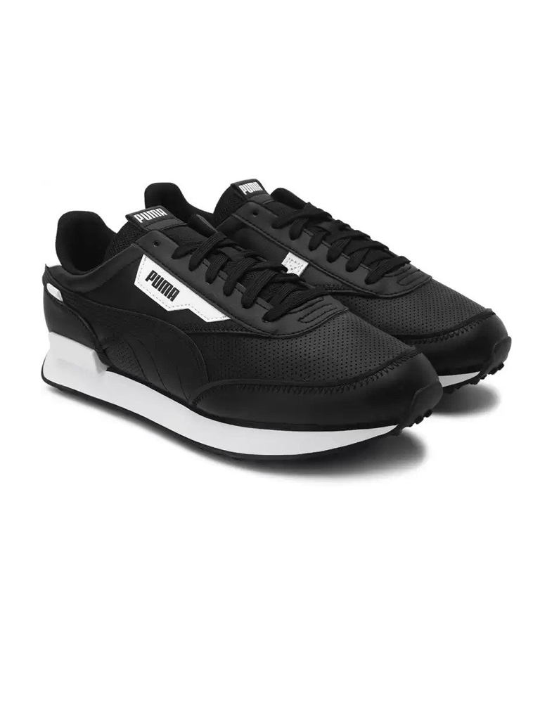 Future Rider Contrast Sneakers For Men  (Black)-37476302