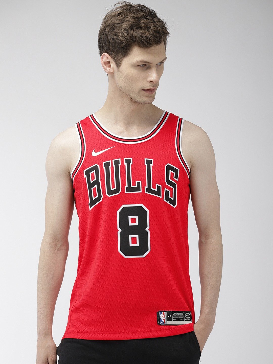 Men Red  Chicago Bulls Basketball Jersey T-shirts - Discount Store