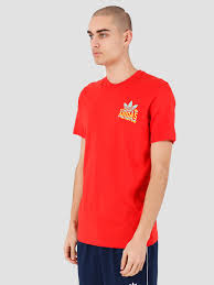 Embroidered Multi-Fade T-Shirt Lush Red
