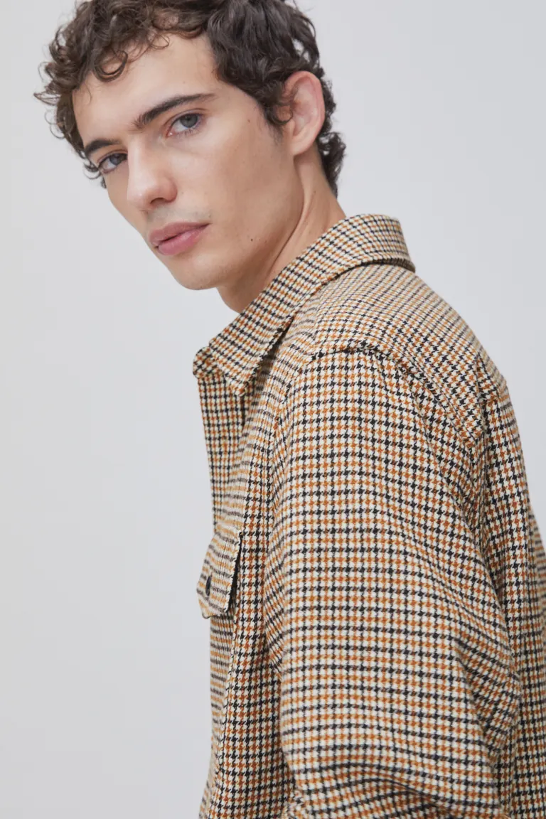 Twill Overshirt-0875217036