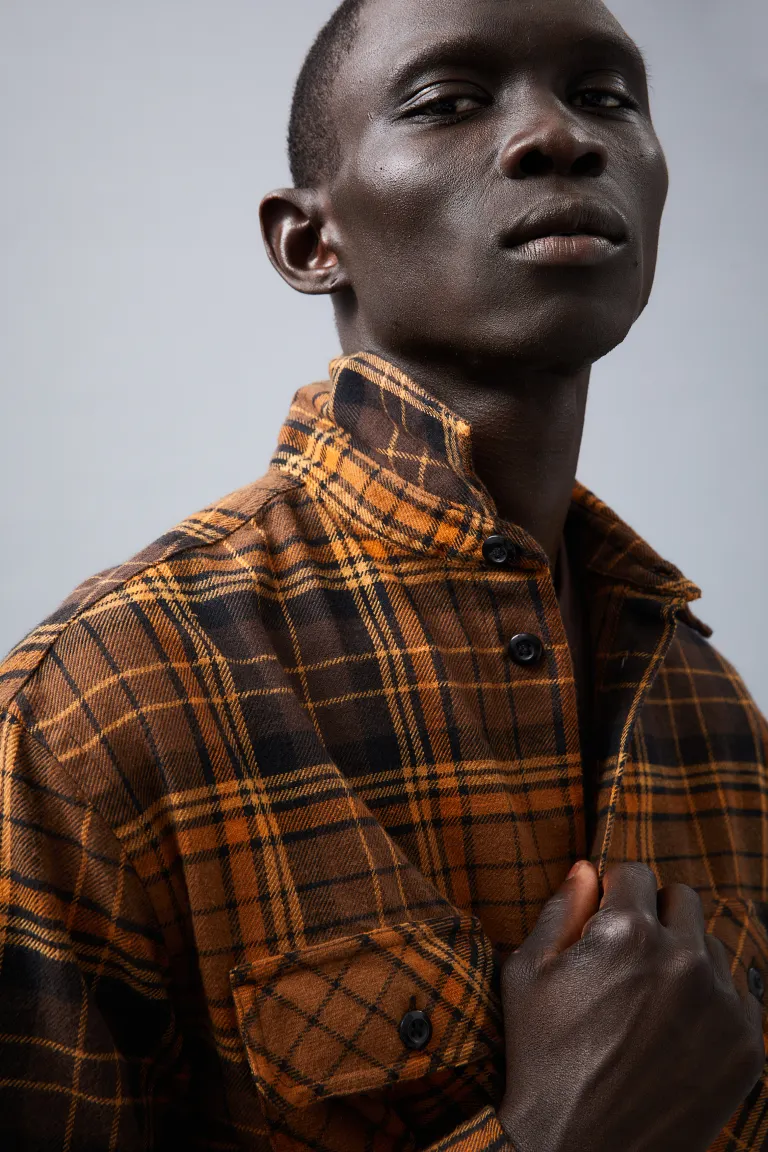 Relaxed Fit Overshirt-1070734002