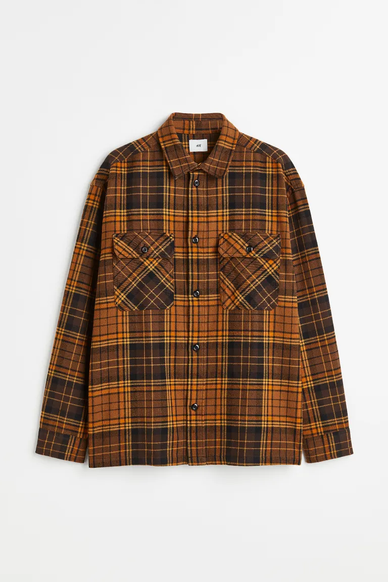 Relaxed Fit Overshirt-1070734002