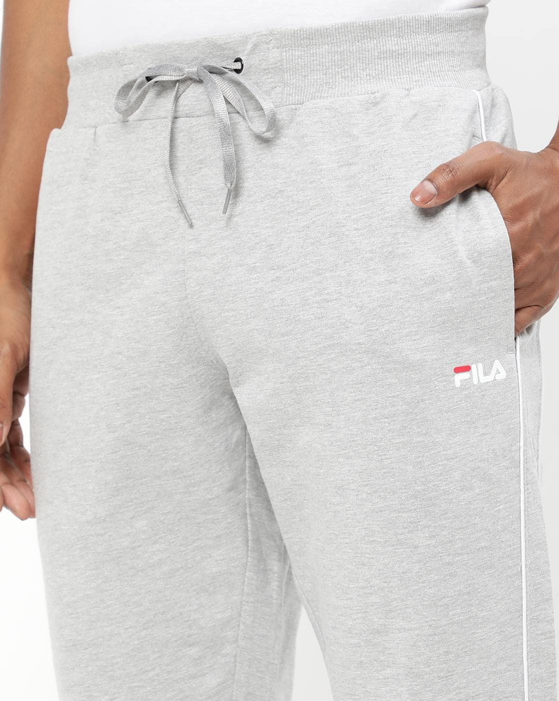 Regular Fit Joggers with Piping-12011914001