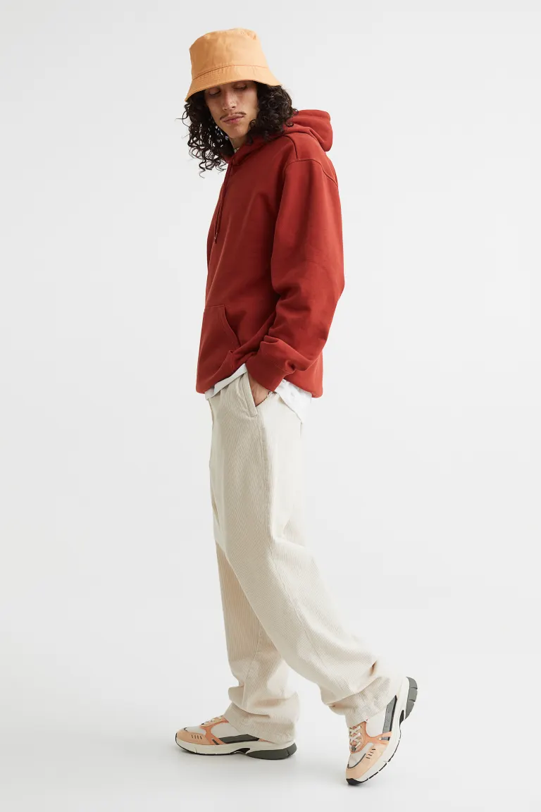 Relaxed Fit Hoodie-0970819046