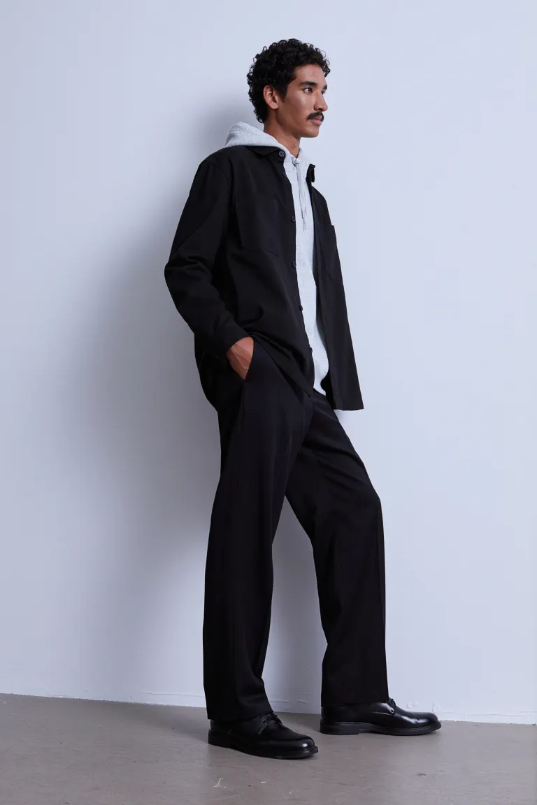 Regular Fit Overshirt-0944940005