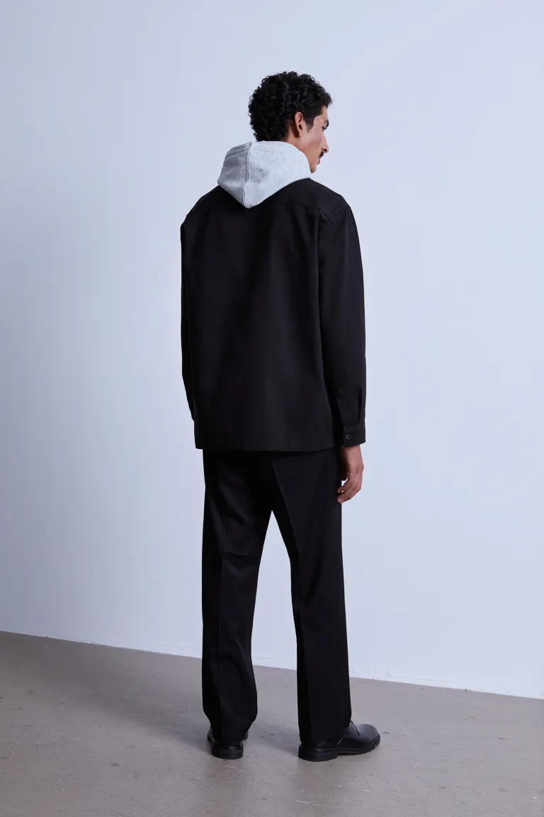 Regular Fit Overshirt-0944940005