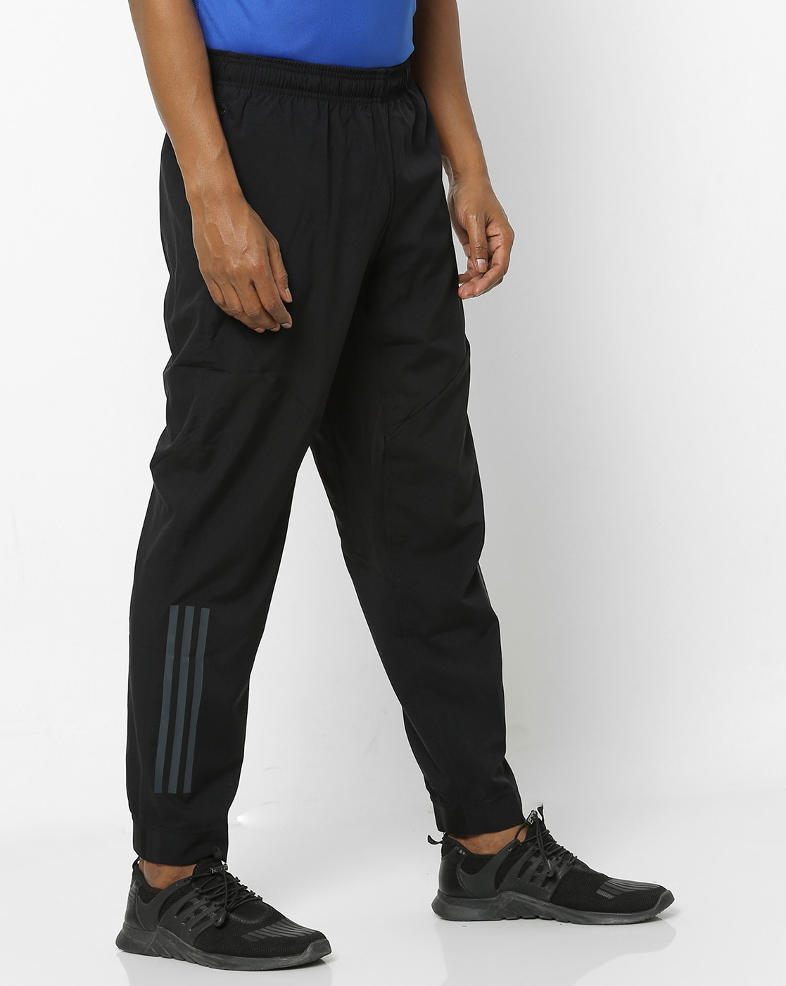 Brand Print Track Pants with Elasticated Wais Cz9357 Discount Store