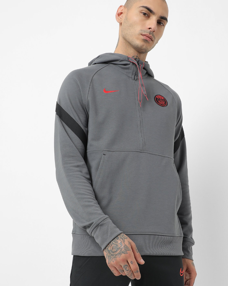 Hoodie with Kangaroo Pocket-Db7821-025