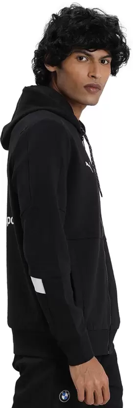 BMW MMS Hooded Sweat Full Sleeve Solid Men Casual Jacket-596097 01