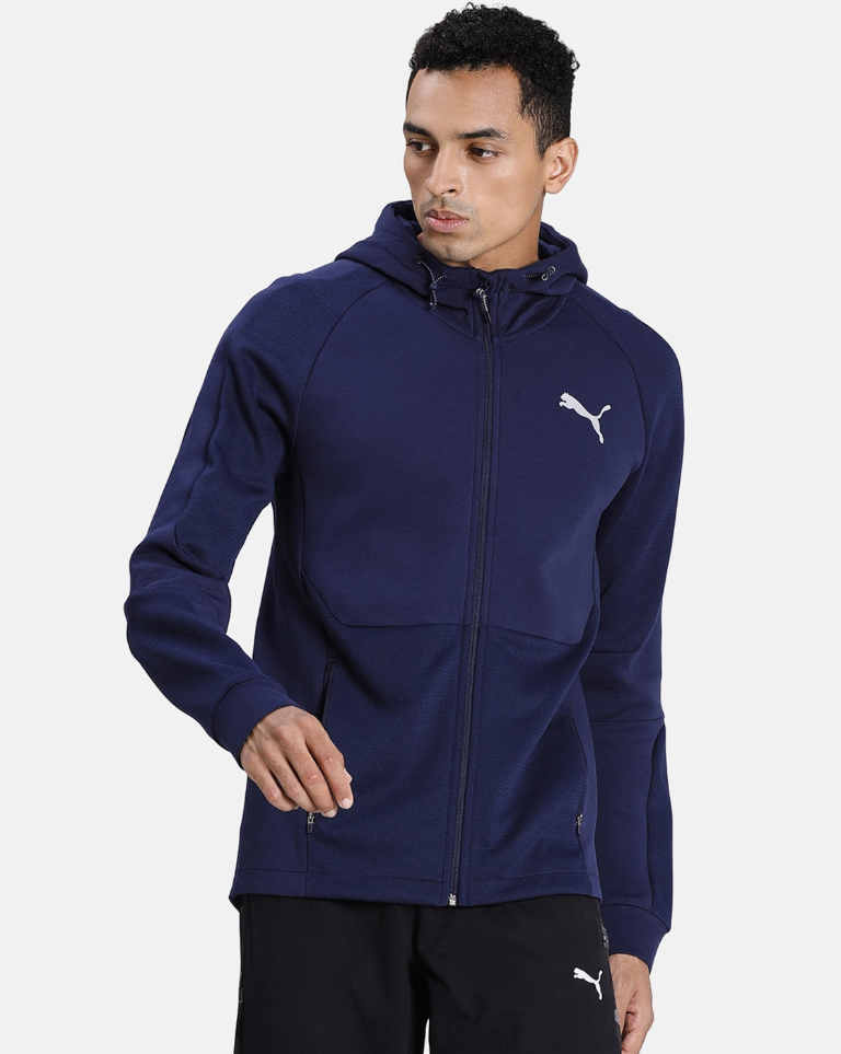 Hoodie Jacket with Front Zip Closure-583467 06
