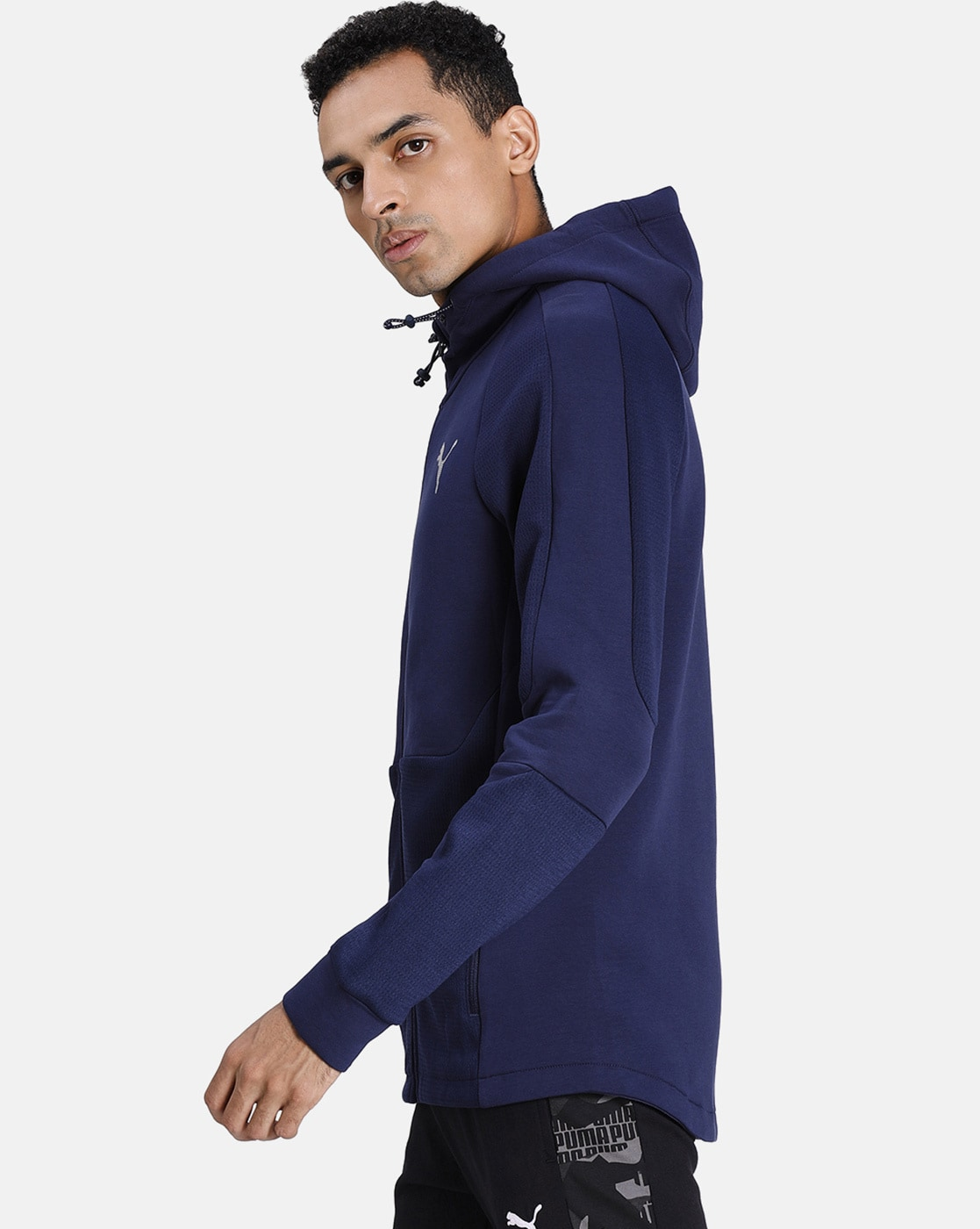 Hoodie Jacket with Front Zip Closure-583467 06