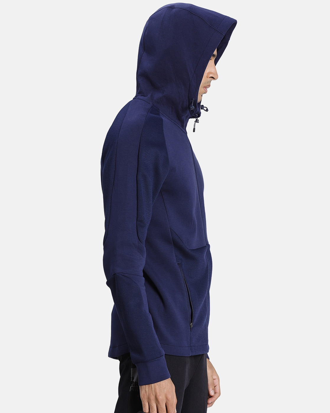 Hoodie Jacket with Front Zip Closure-583467 06