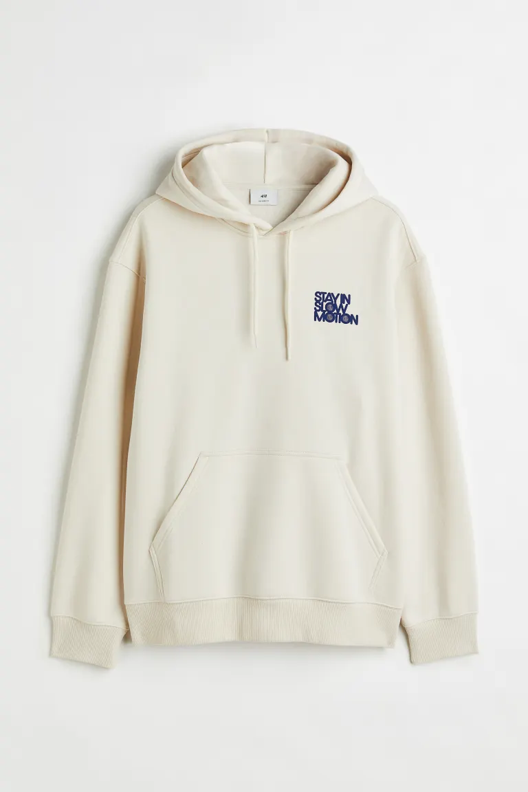 Relaxed Fit Hoodie-1019679034