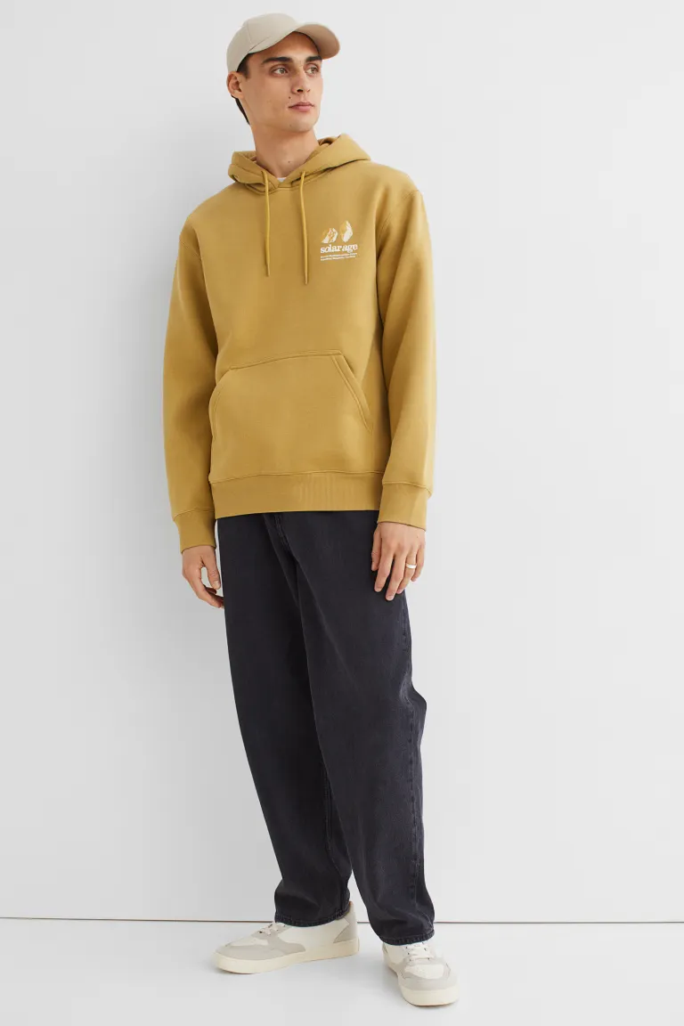 Relaxed Fit Hoodie-1019679027