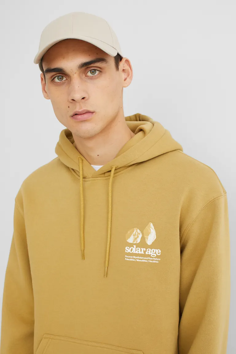 Relaxed Fit Hoodie-1019679027