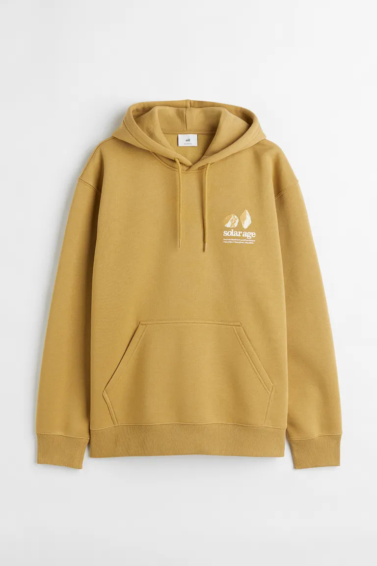 Relaxed Fit Hoodie-1019679027
