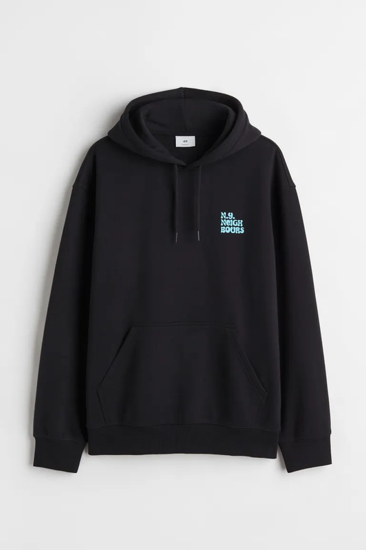 Relaxed Fit Hoodie-1019679035