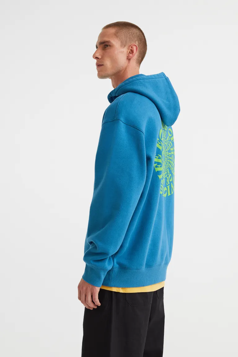 Relaxed Fit Hoodie-1019679036