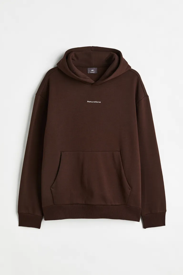 Relaxed Fit Hoodie-1070935007