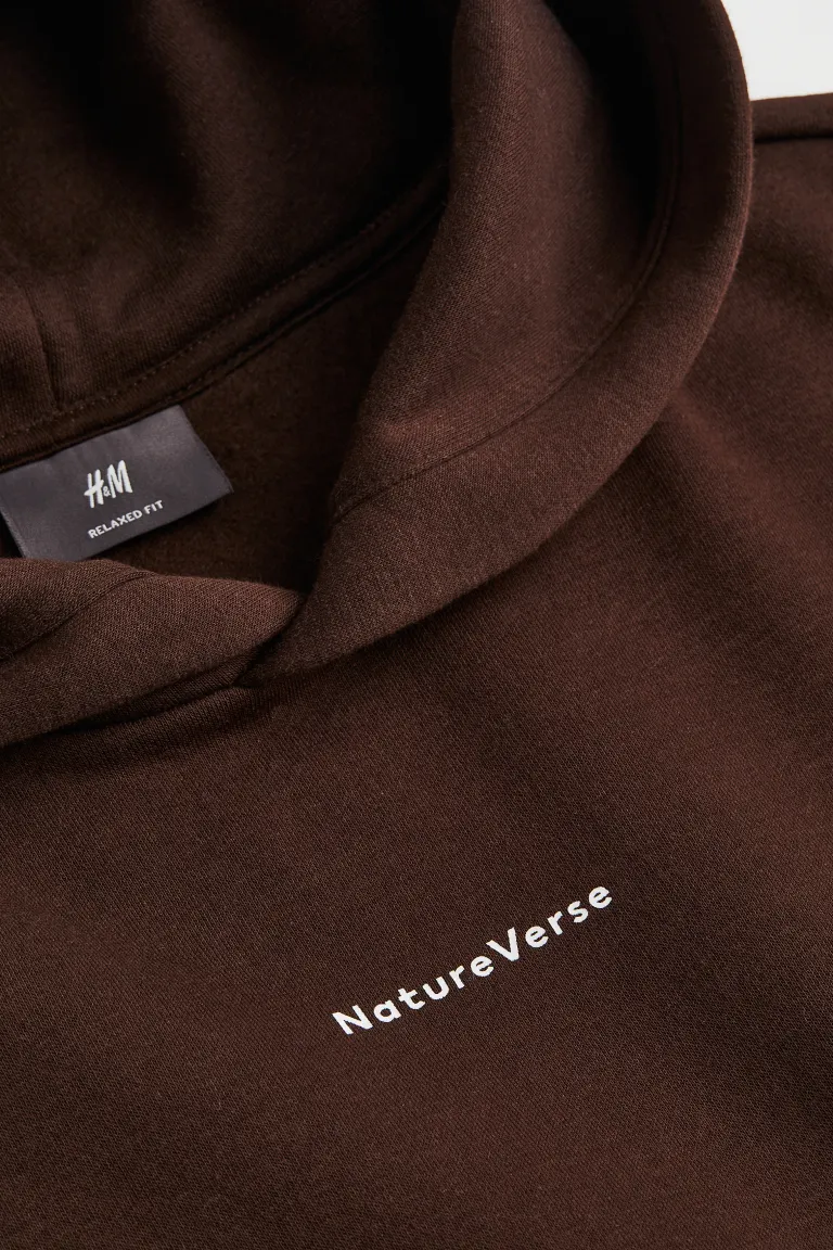 Relaxed Fit Hoodie-1070935007