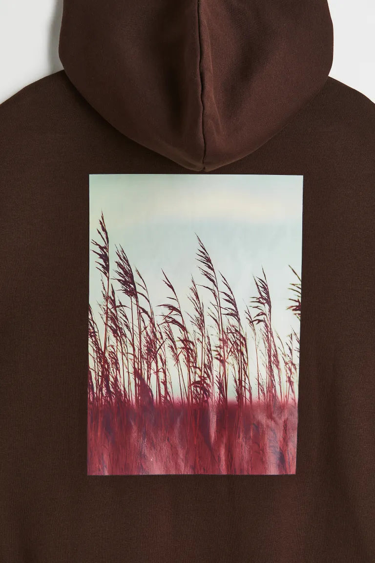 Relaxed Fit Hoodie-1070935007