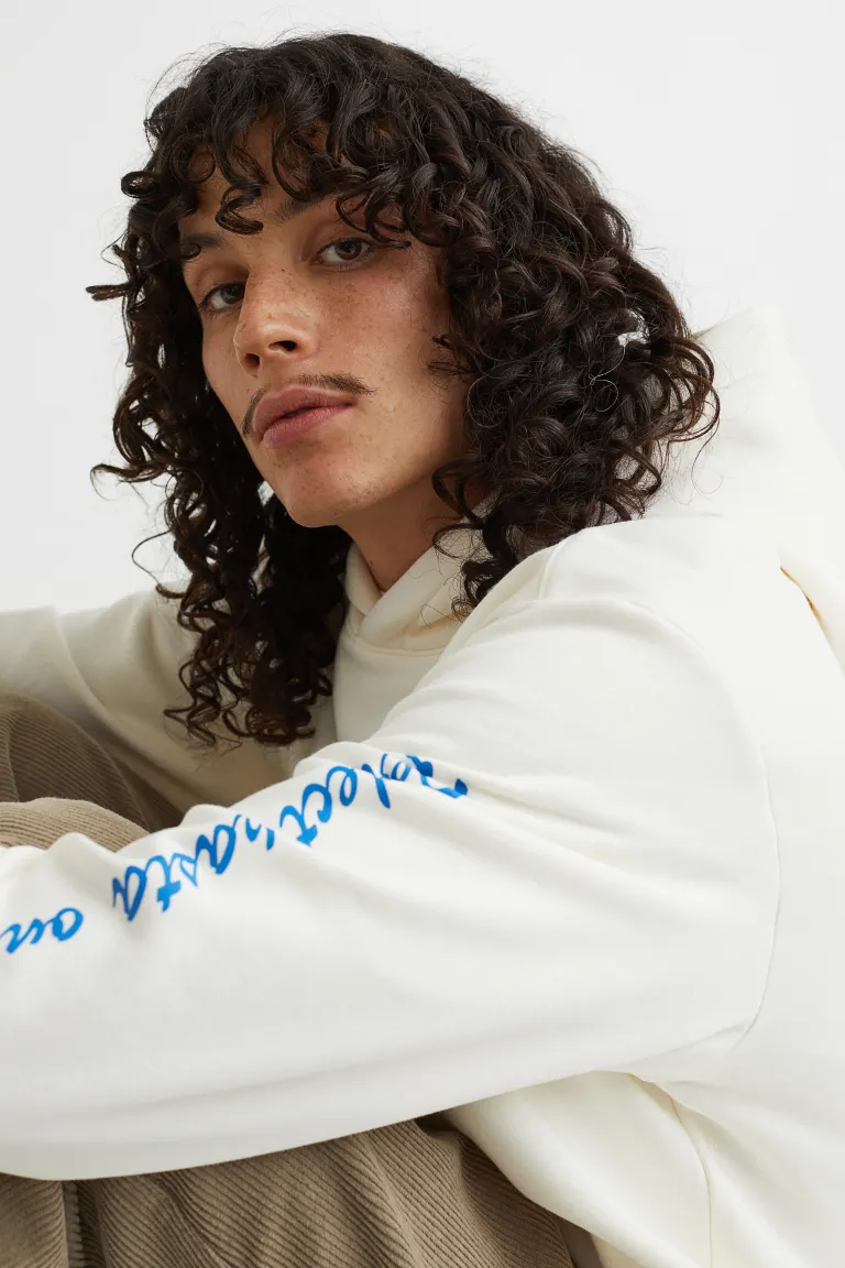 Relaxed Fit Hoodie-1065654010